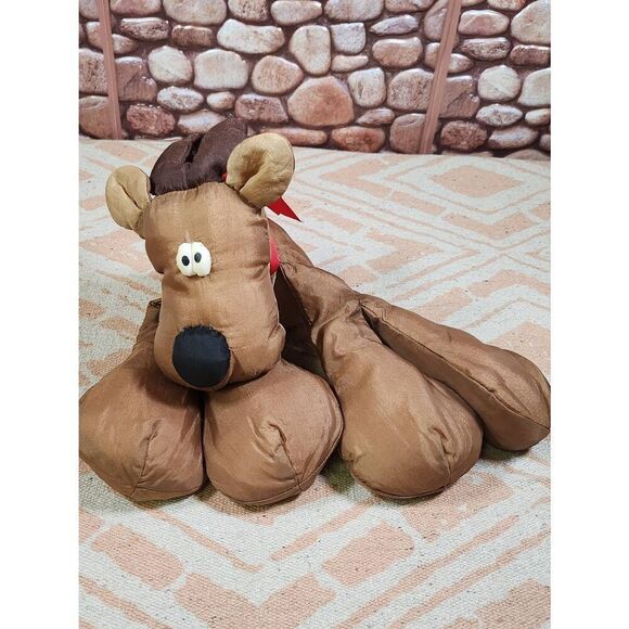 Vintage Hallmark Rodney The Reindeer Christmas Bean Bag Plush NYLON PUFFY 12" #A - Picture 4 of 8